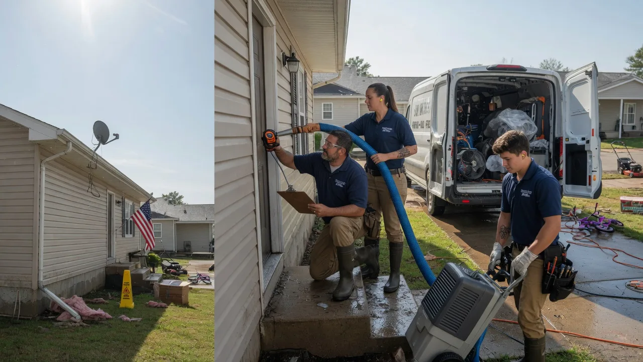 Ceiling Water Damage Restoration in Carmi, IL near me